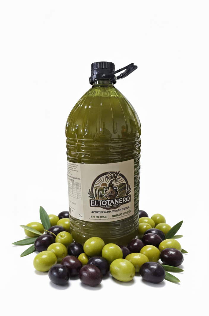 Aceite de oliva virgen extra sin filtrar 5L El Totanero