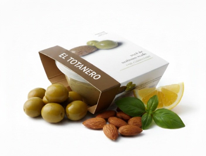 Paté de Aceitunas Verdes con Almendras