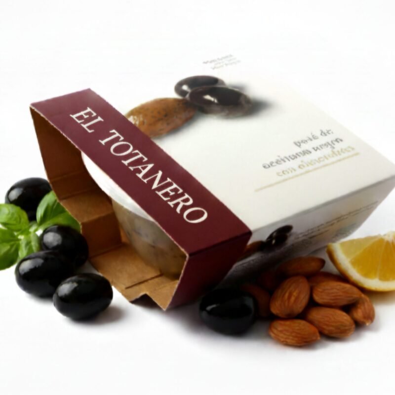 Paté de Aceitunas Negras con Almendras