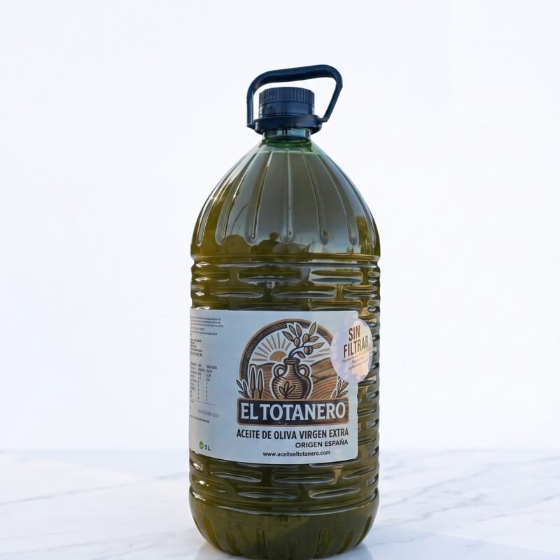 Aceite de Oliva Virgen Extra Sin Filtrar 5L