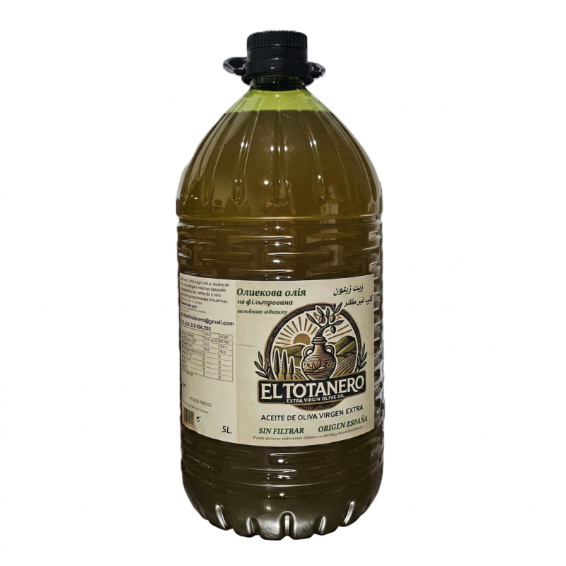 Aceite de Oliva Virgen Extra Sin Filtrar 5L
