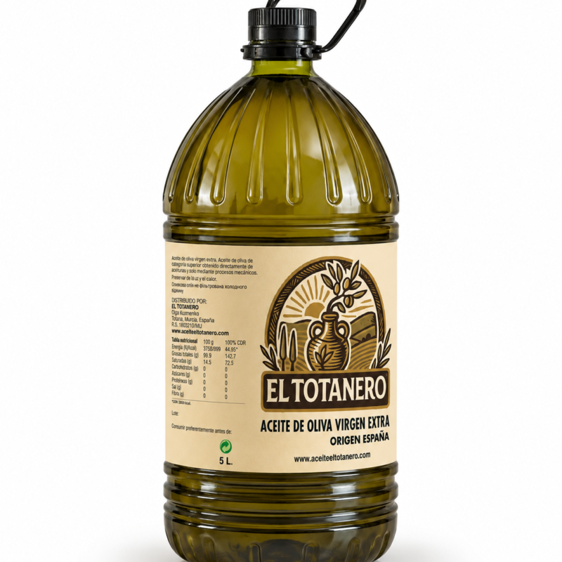 Aceite de Oliva Virgen Extra Filtrado 5L