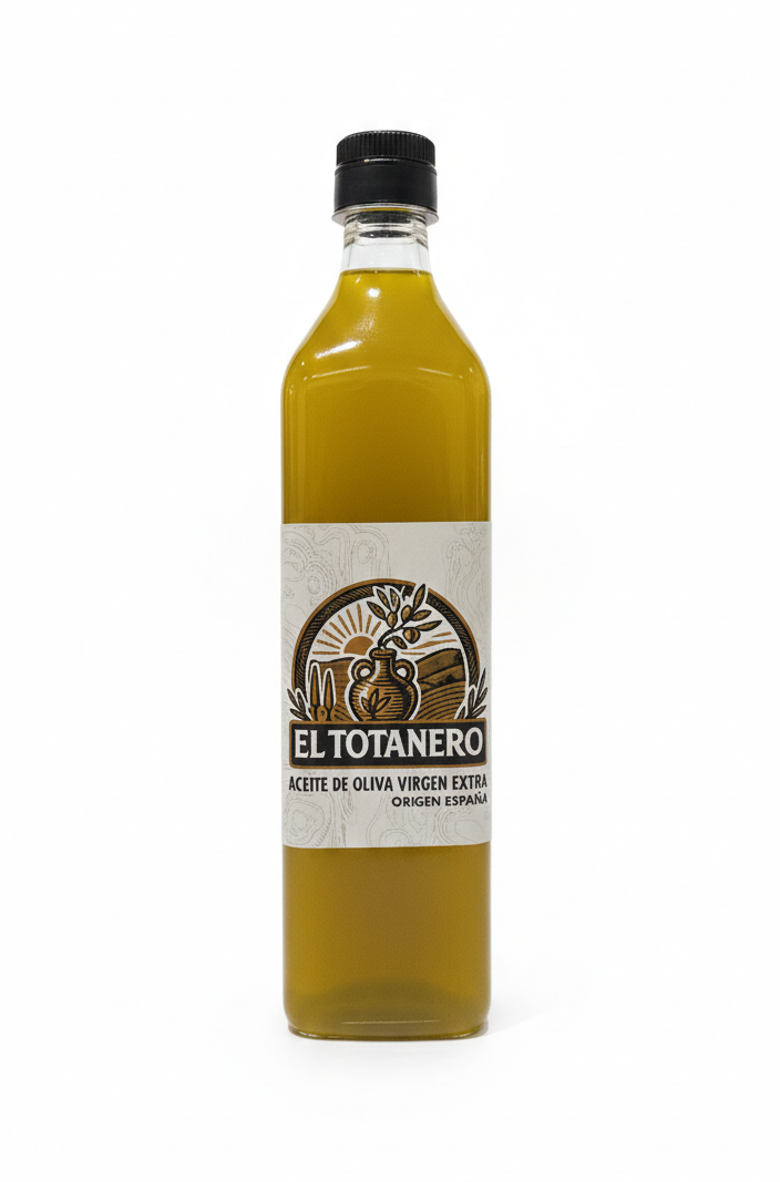 Aceite de oliva virgen extra sin filtrar 1L El Totanero