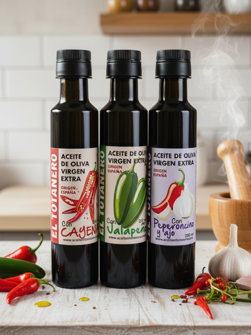 Pack Picante: 3 Agrumatos de Aceite de Oliva