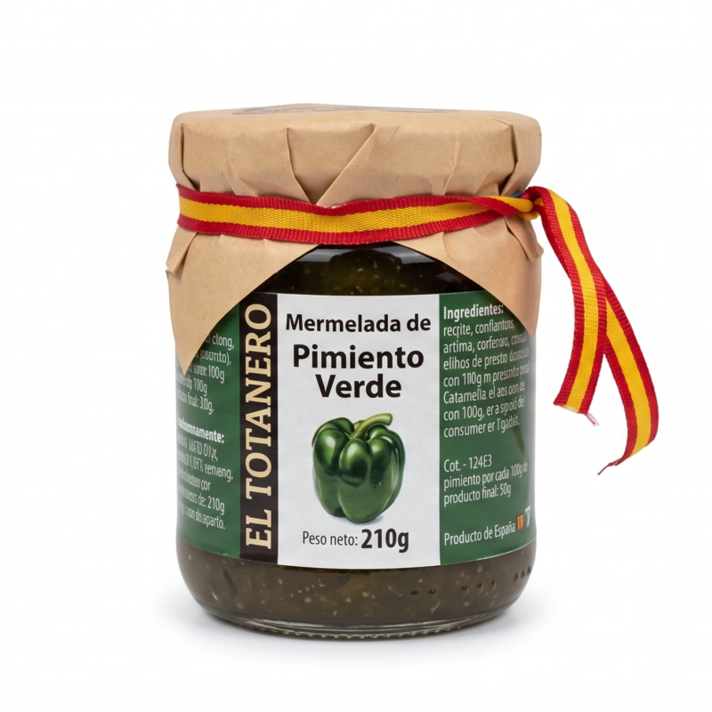 Mermelada de pimientos verdes