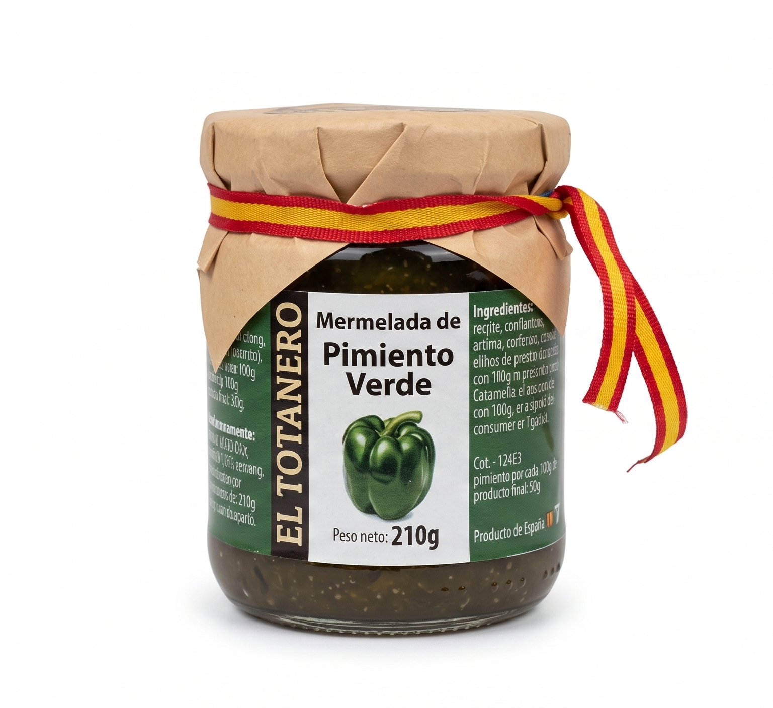 Mermelada de pimientos verdes
